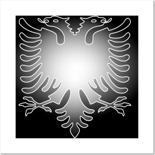 ALBANIAN FLAG/GHOST EFFECT Posters and Art